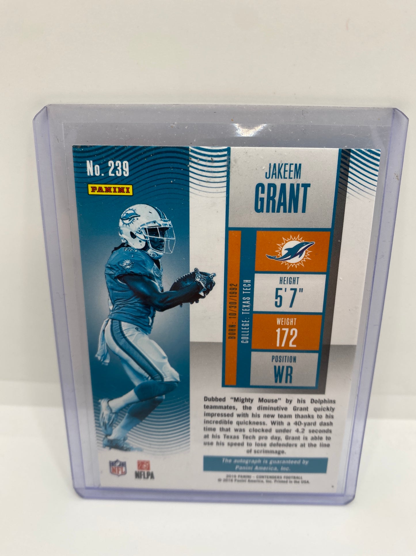 2016 Panini Contenders Jakeem Grant Rookie Ticket Auto!