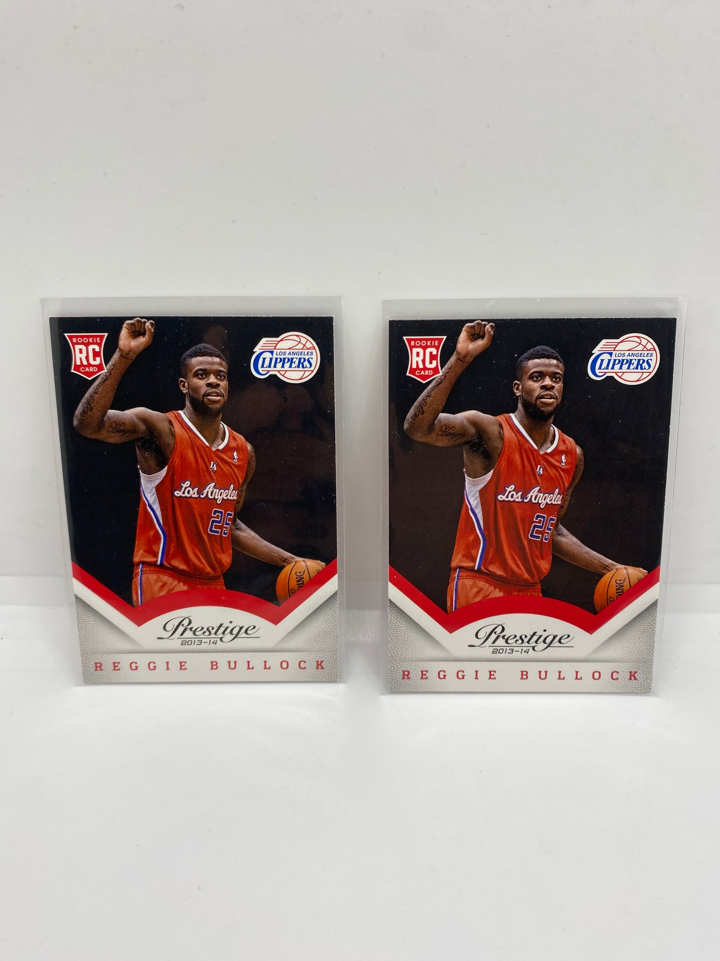 2013-14 Prestige #185 Reggie Bullock RC Los Angeles Clippers LOT OF 2