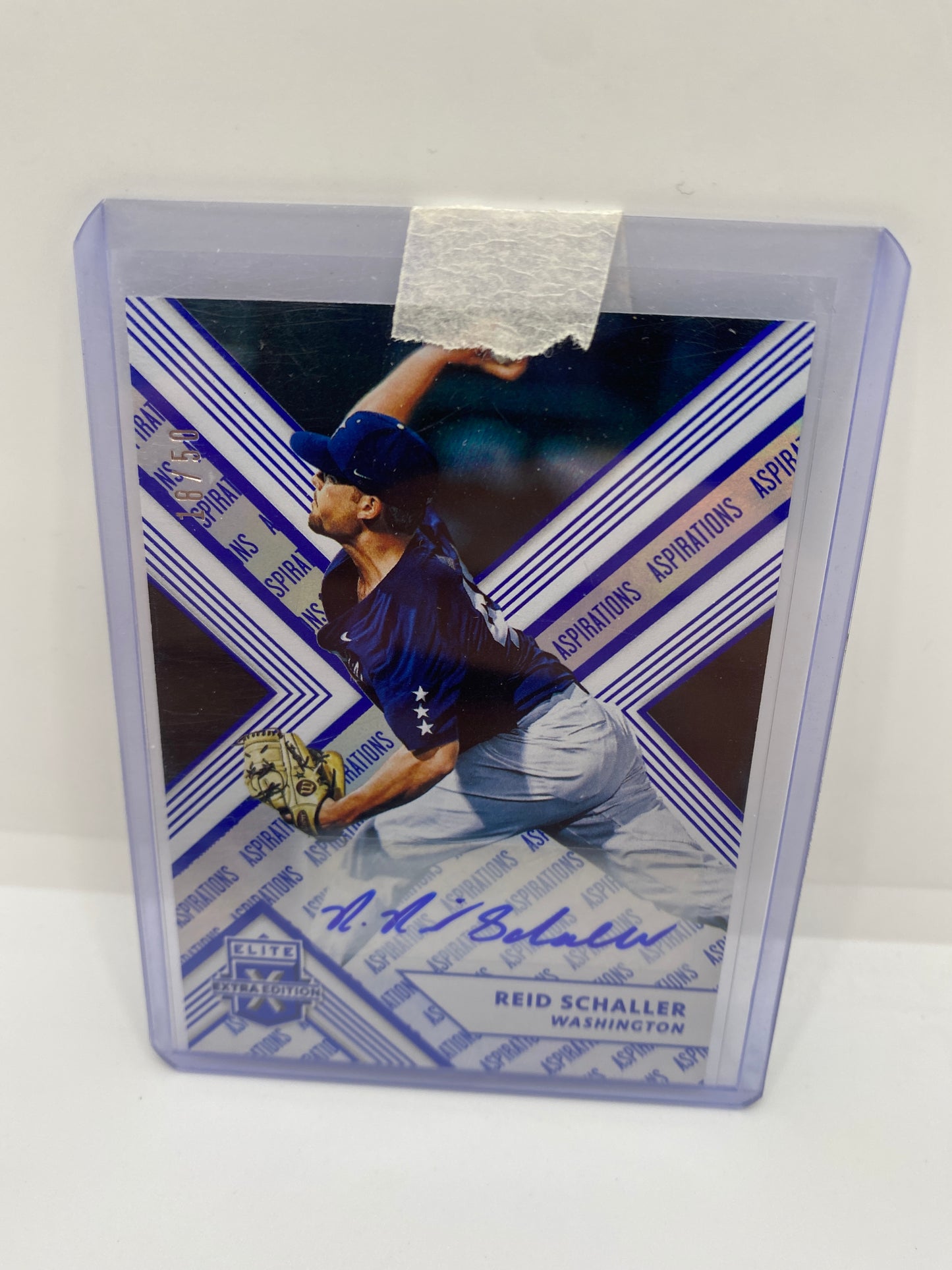 REID SCHALLER 2018 ELITE EXTRA EDITION ROOKIE AUTOGRAPH AUTO AK1895