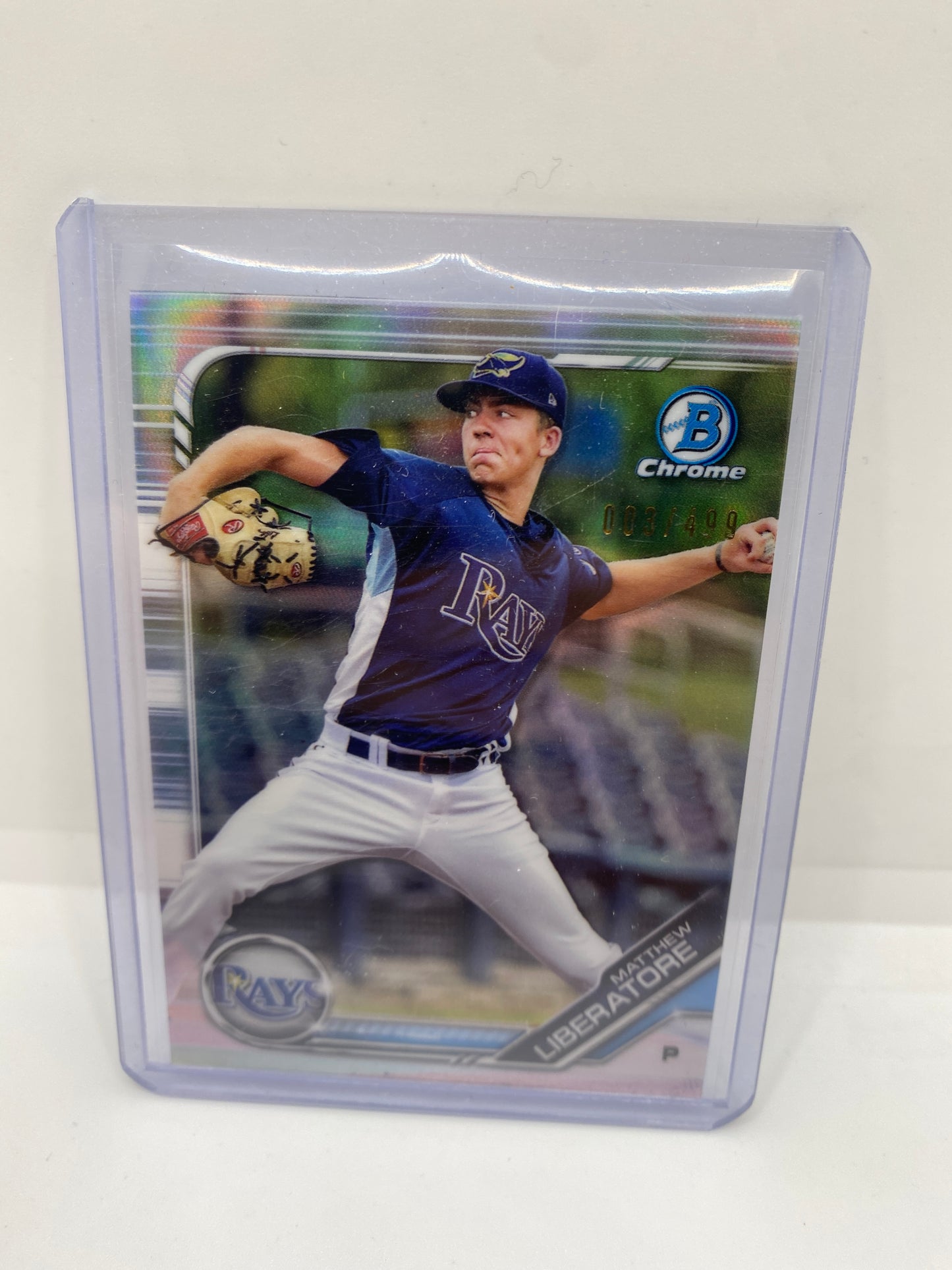 2019 Bowman Chrome Prospects Refractors #BCP112 Matthew Liberatore /499