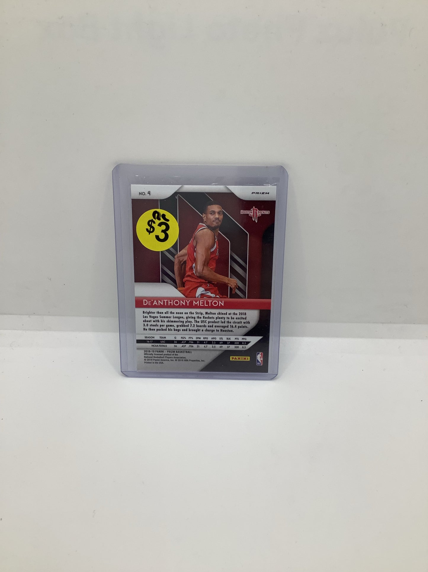 2018-19 Prizm De’Anthony Melton RC RWB
