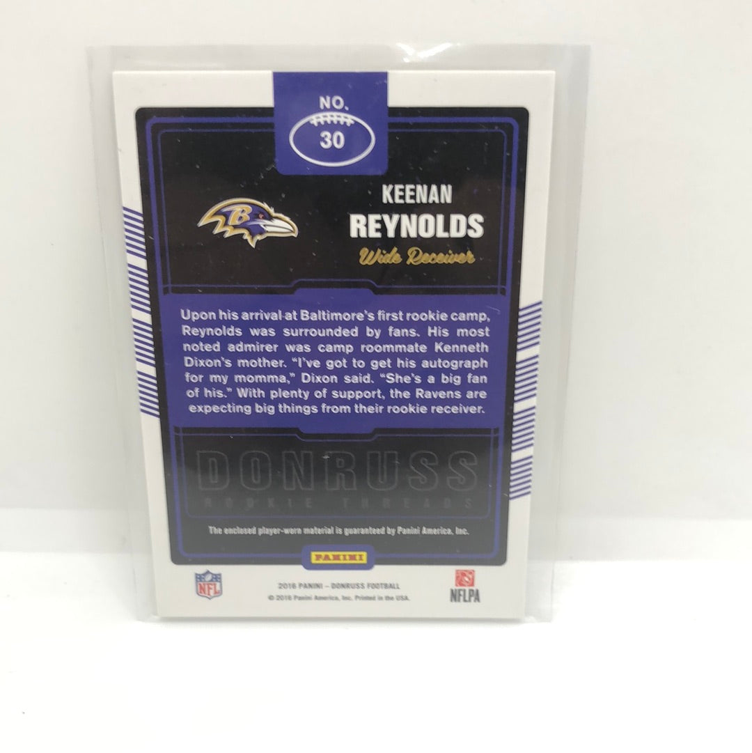 Keenan Reynolds 2016 Donruss Rc Jsy