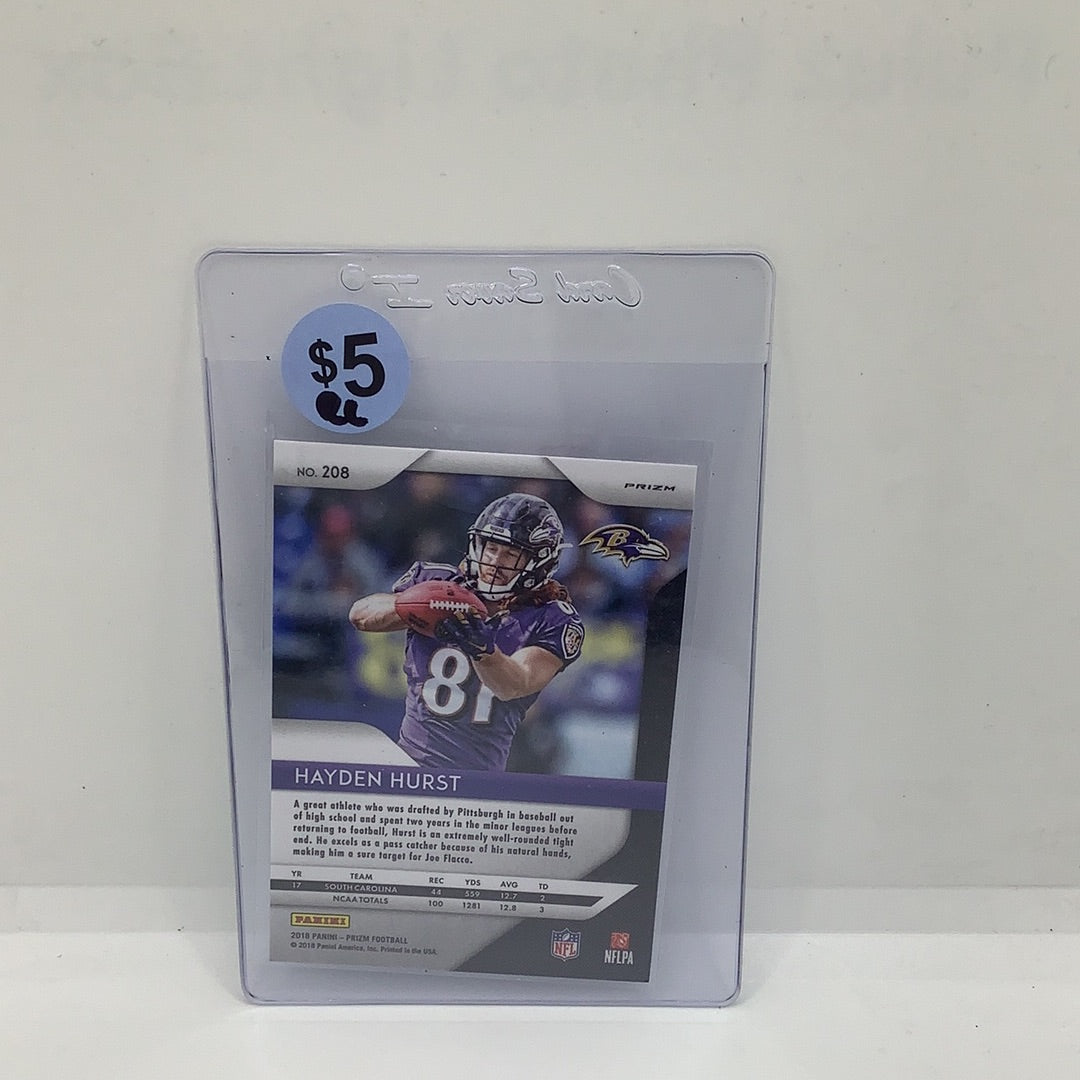2018 Prizm Hayden Hurst RC RWB