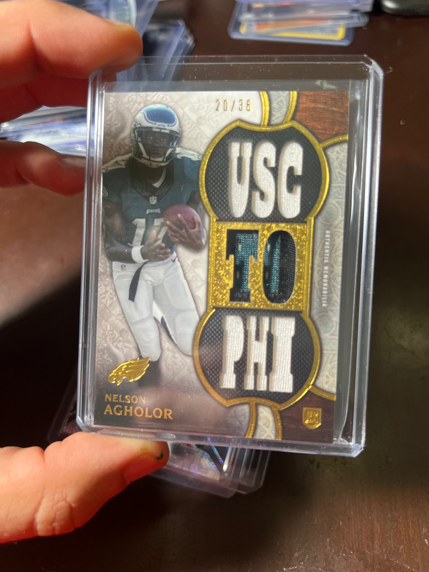 2018 Topps Triple Threads Nelson Agholor Patches /36