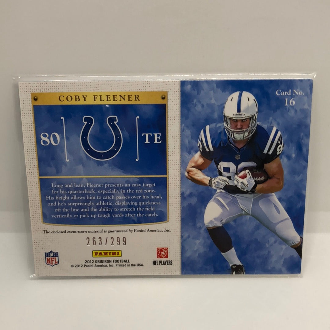 Coby Fleener 2012 Gridiron Kings Jsy /299