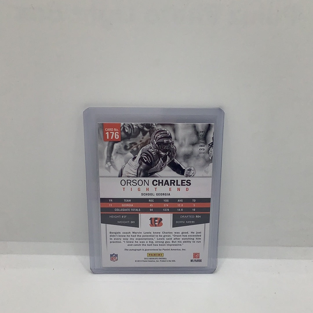 2013 Panini Absolute Auto Orson Charles
