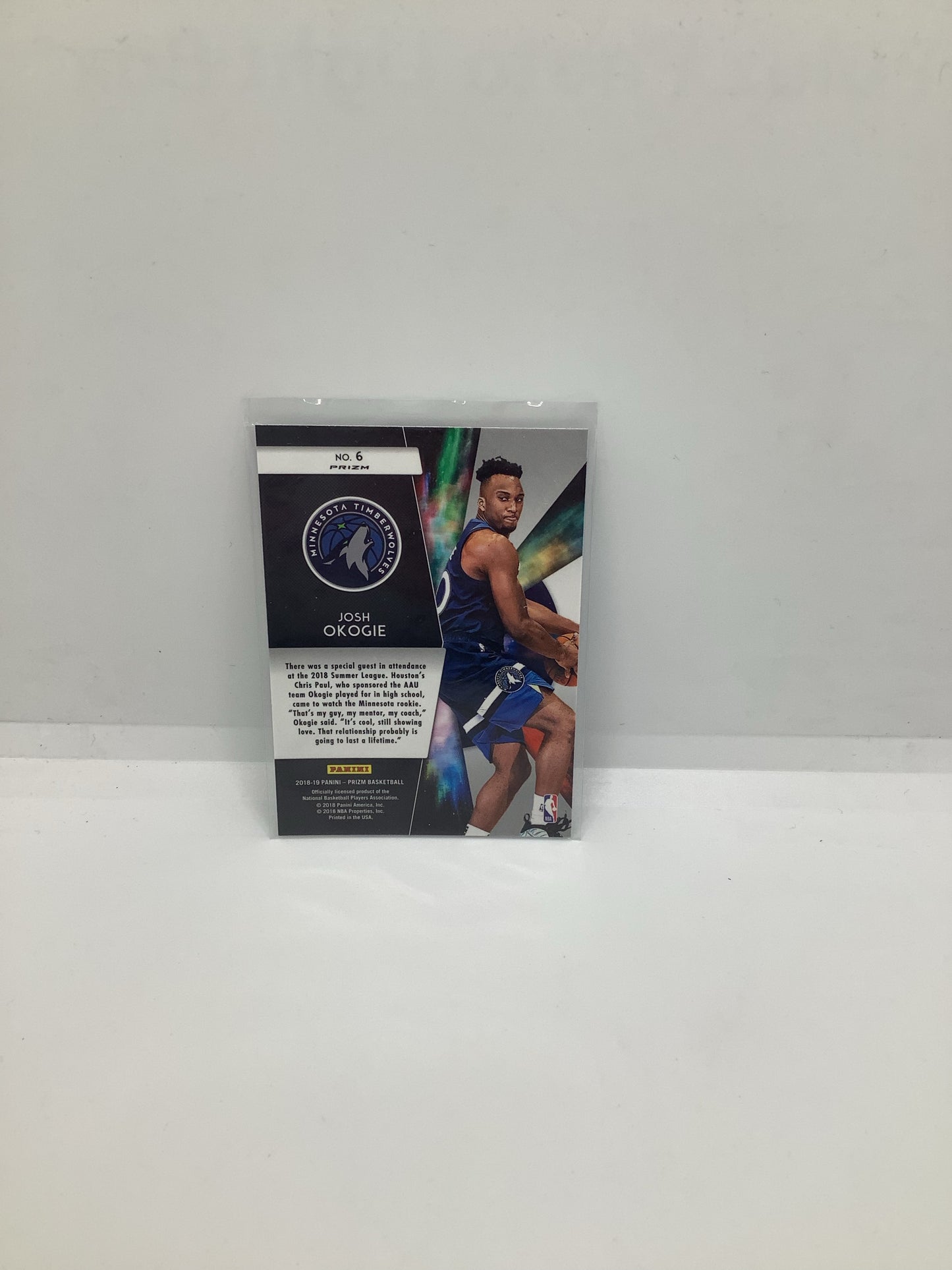 2018-19 Prizm Josh Okogie Blue