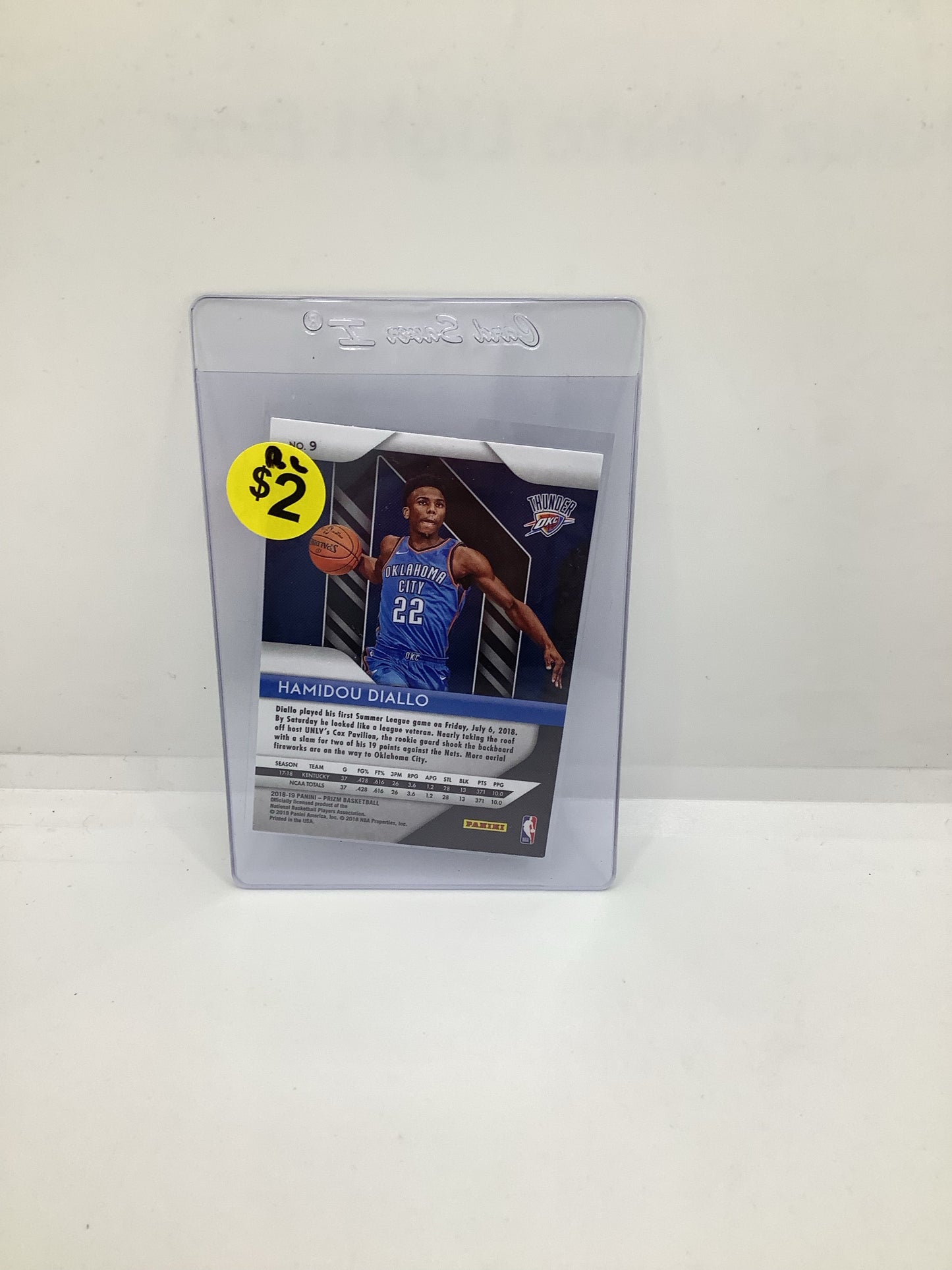 2018-19 Prizm Hamidou Diallo RC Silver