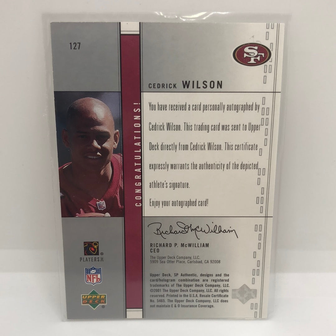 Cedrick Wilson SP Authentic Rc Auto /550