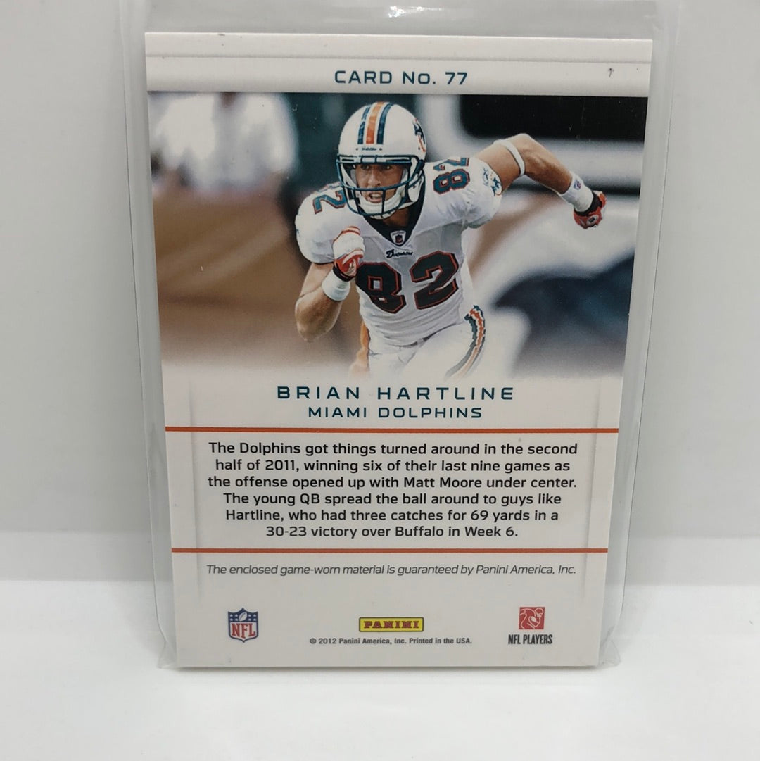 Brian Hartline 2012 Prestige Prime Gamers Jsy