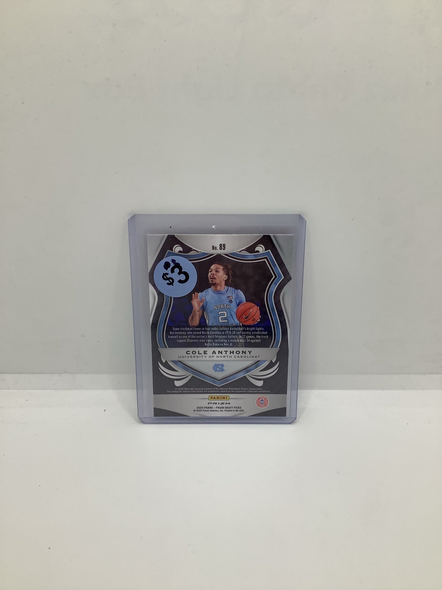 2020 Prizm Drafts Cole Anthony RC RWB Holo