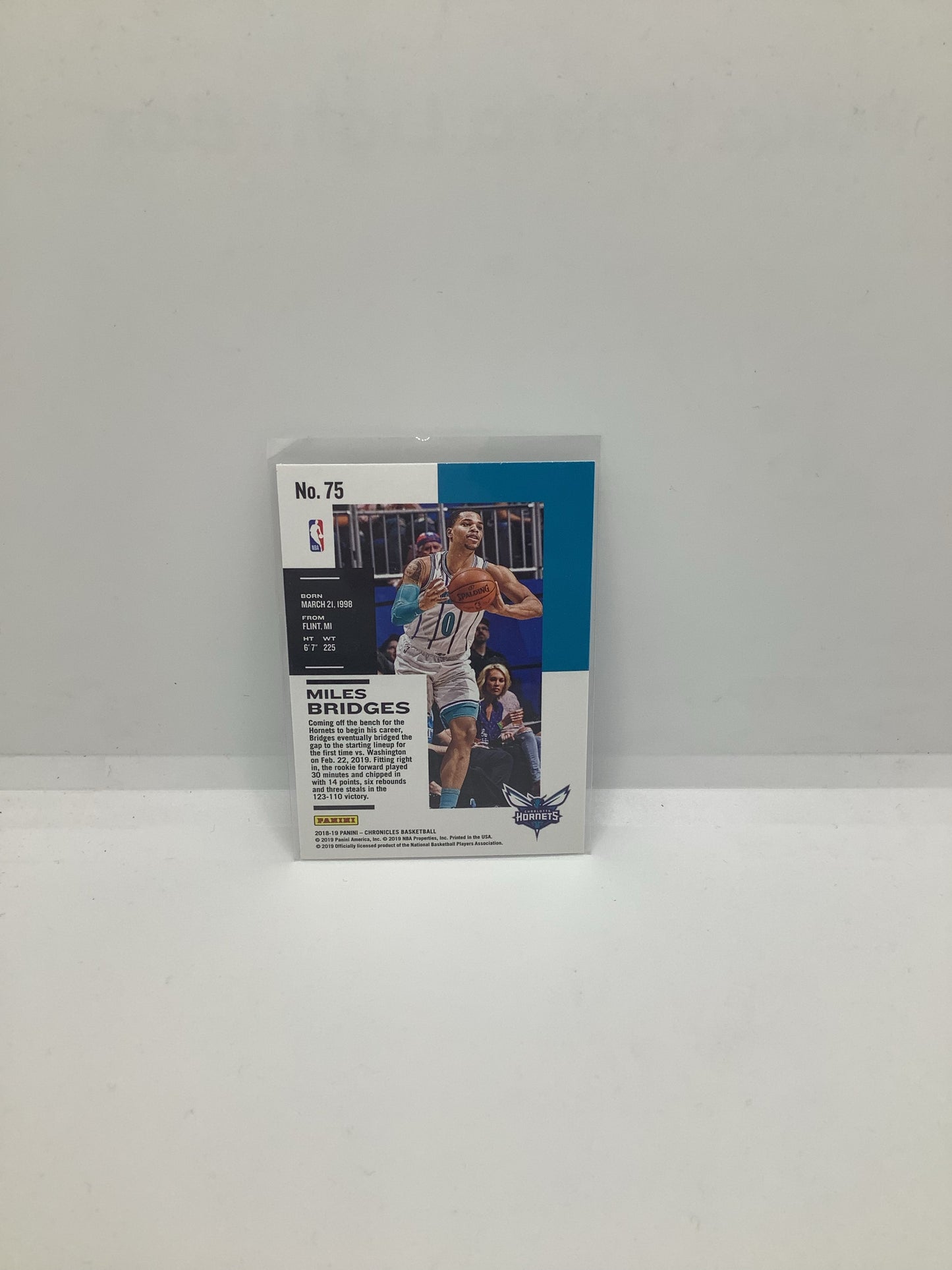 2018-19 Chronicles Miles Bridges RC Teal