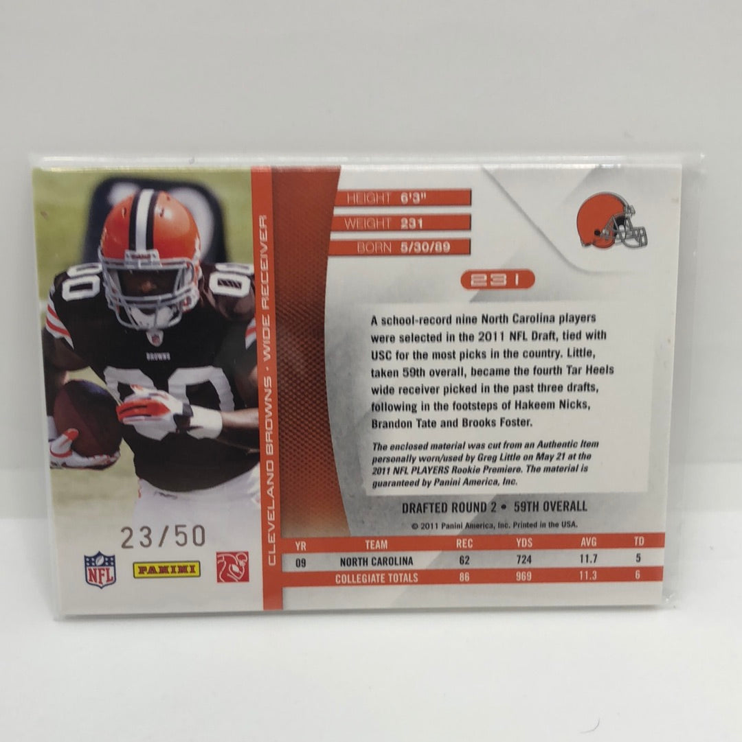 Greg Little 2011 Absolute RPM /50
