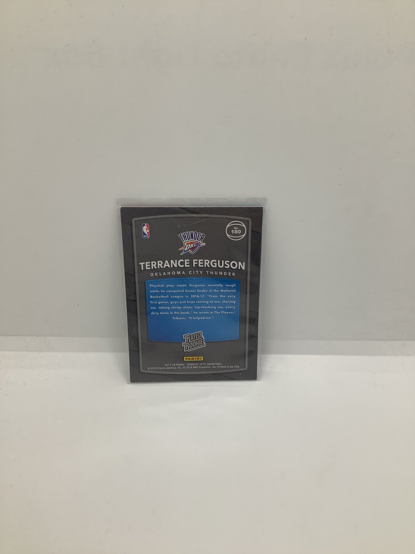 2017-18 Donruss Optic Terrance Ferguson RC Red Yellow Blue