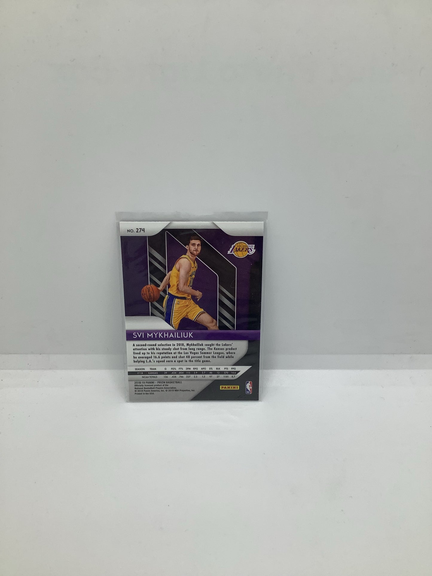 2018-19 Prizm Svi Mykhailiuk RC Purple