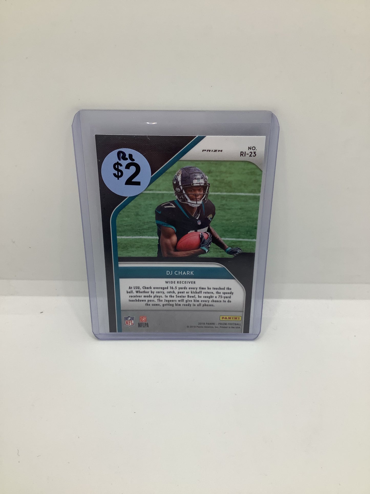 2018 Prizm DJ Chark RC Silver Holo