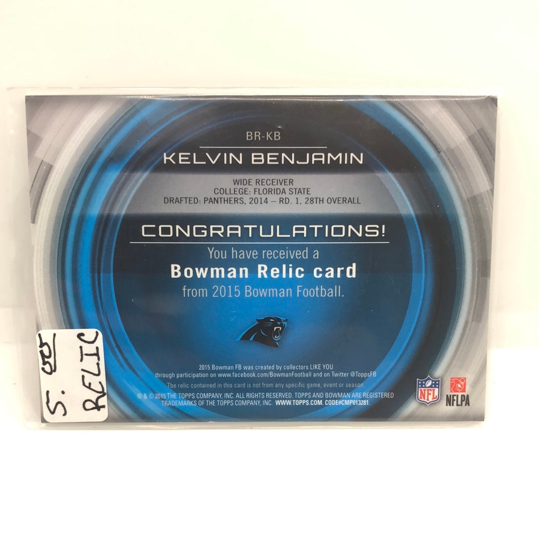 Kelvin Benjamin 2015 Bowman Jsy
