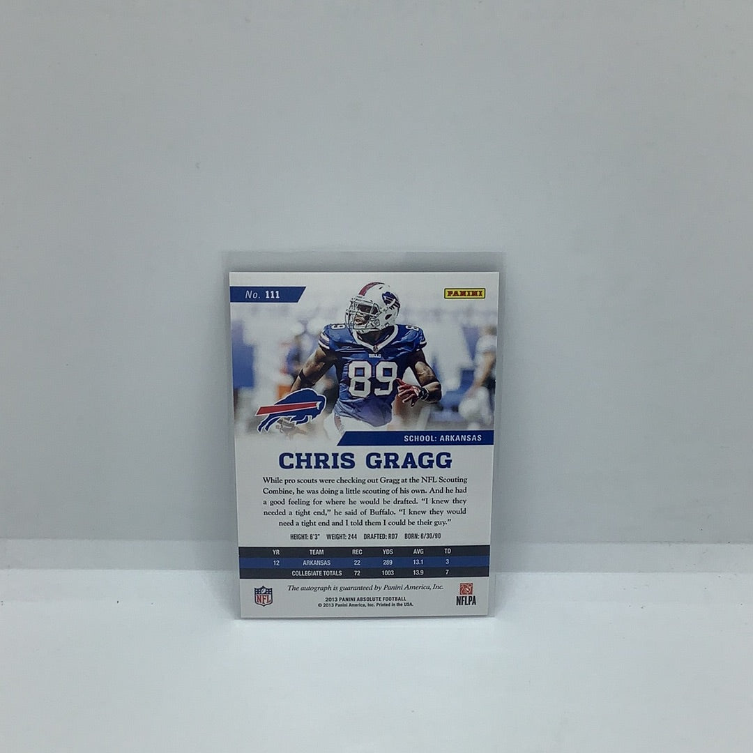 2013 Panini Absolute Auto Chris Gragg
