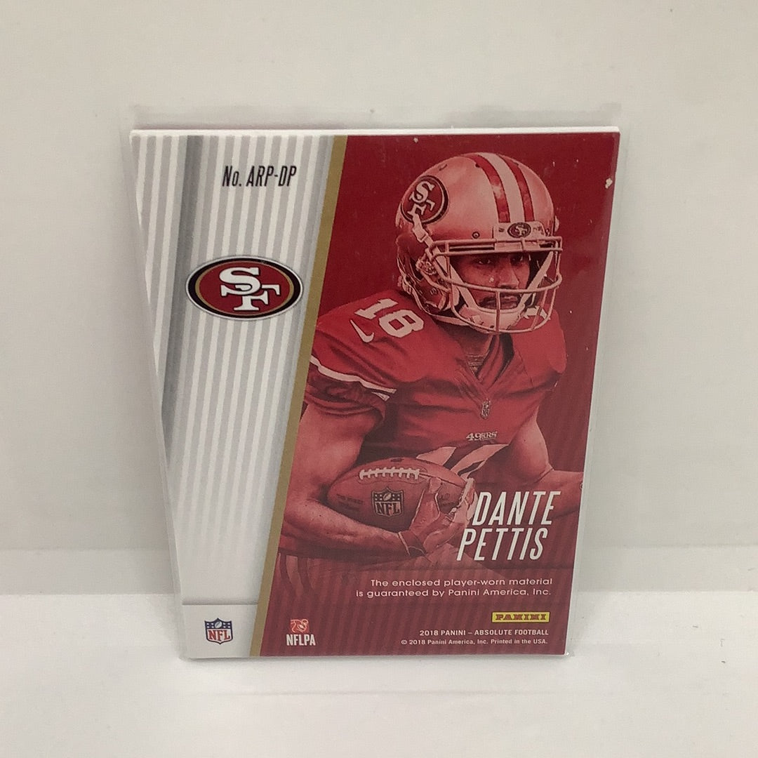 Dante Pettis 2019 Absolute Rookie Prime Jsy /99