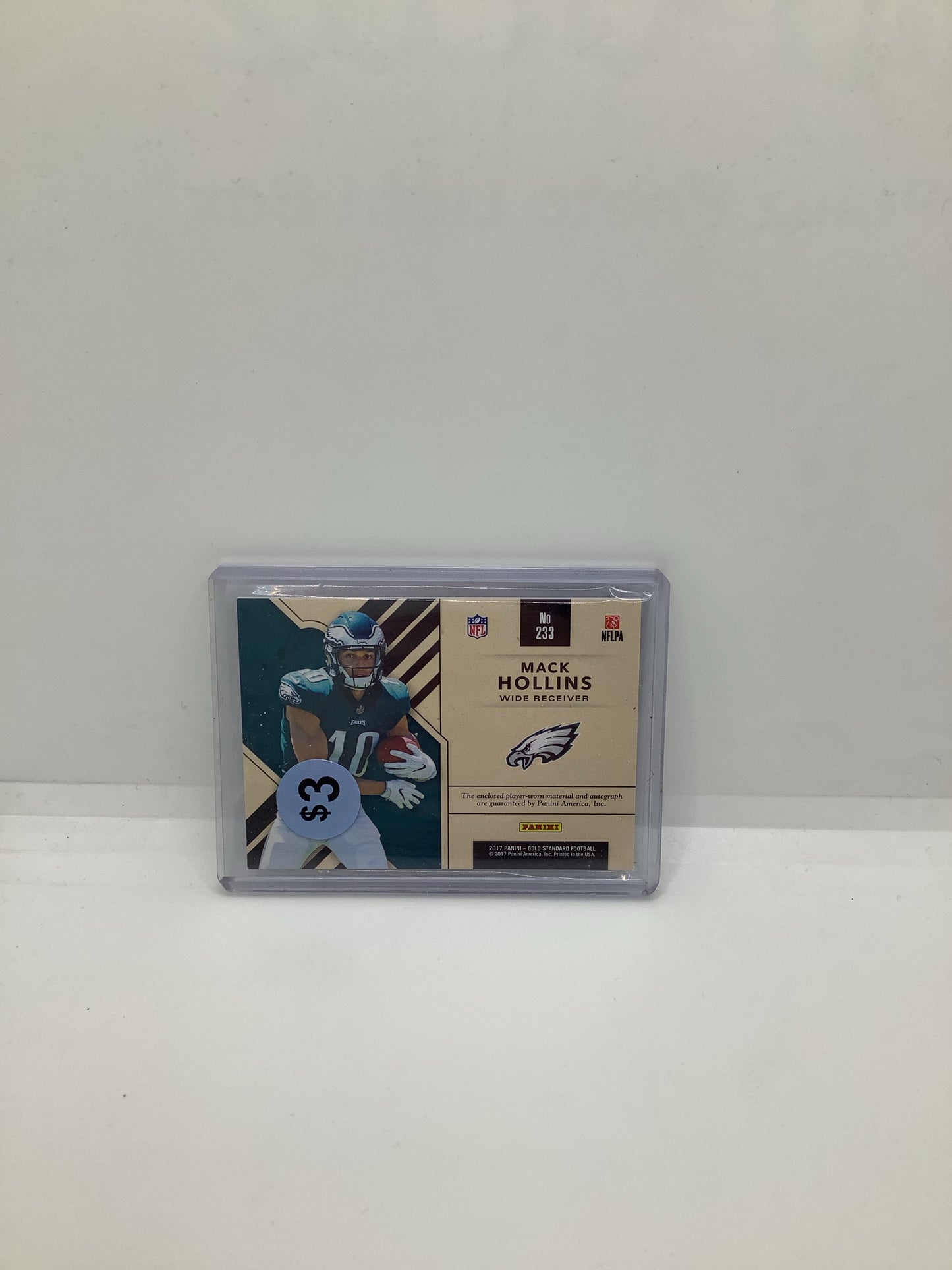 2017 Gold Standard Mack Hollins Gold Auto