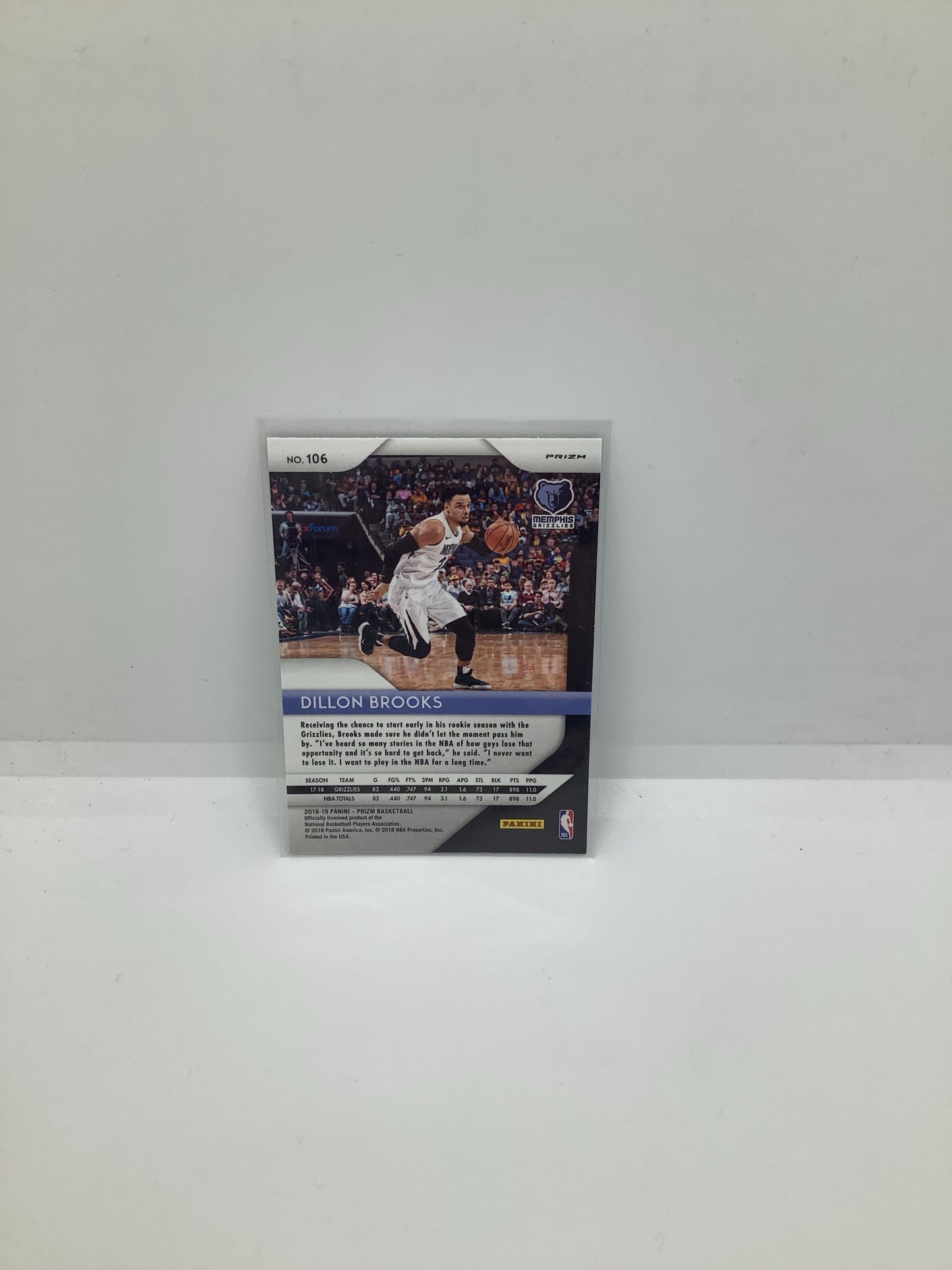2018-19 Prizm Dillon Brooks Green