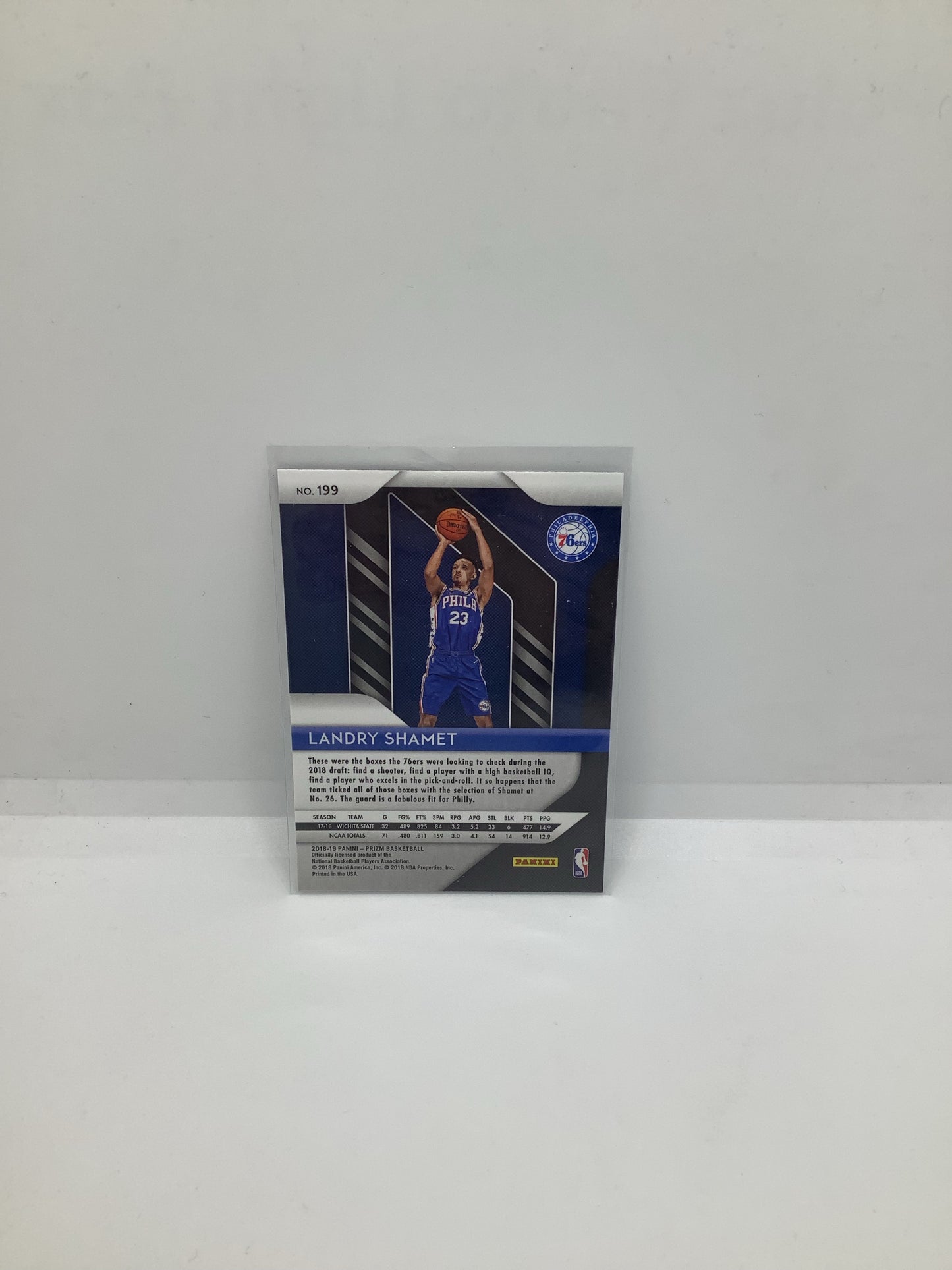 2018-19 Prizm Landry Shamet RC Blue