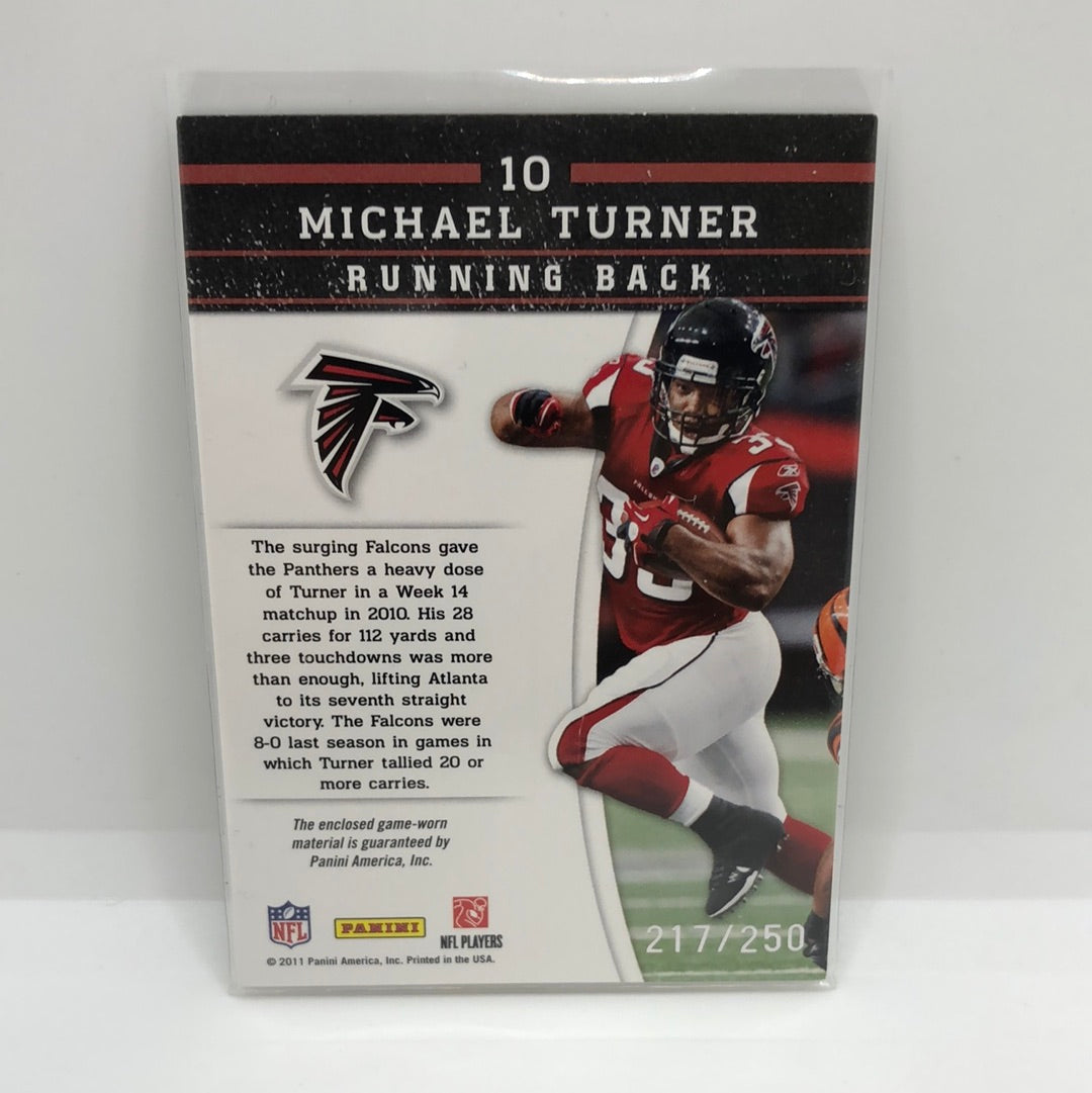 Michael Turner 2011 Game Breakers Jsy /250