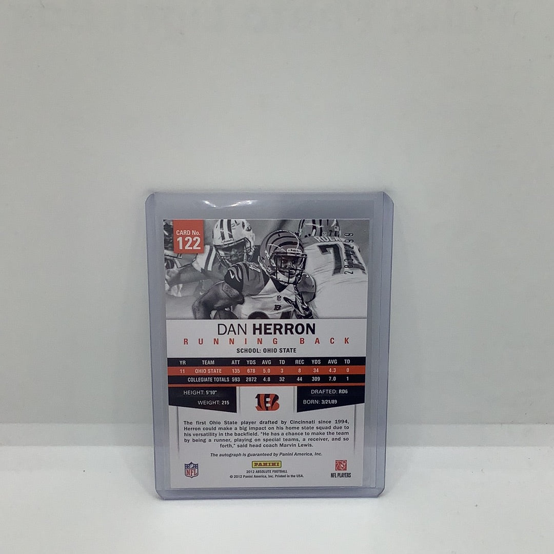 2013 Panini Absolute Auto Dan Herron