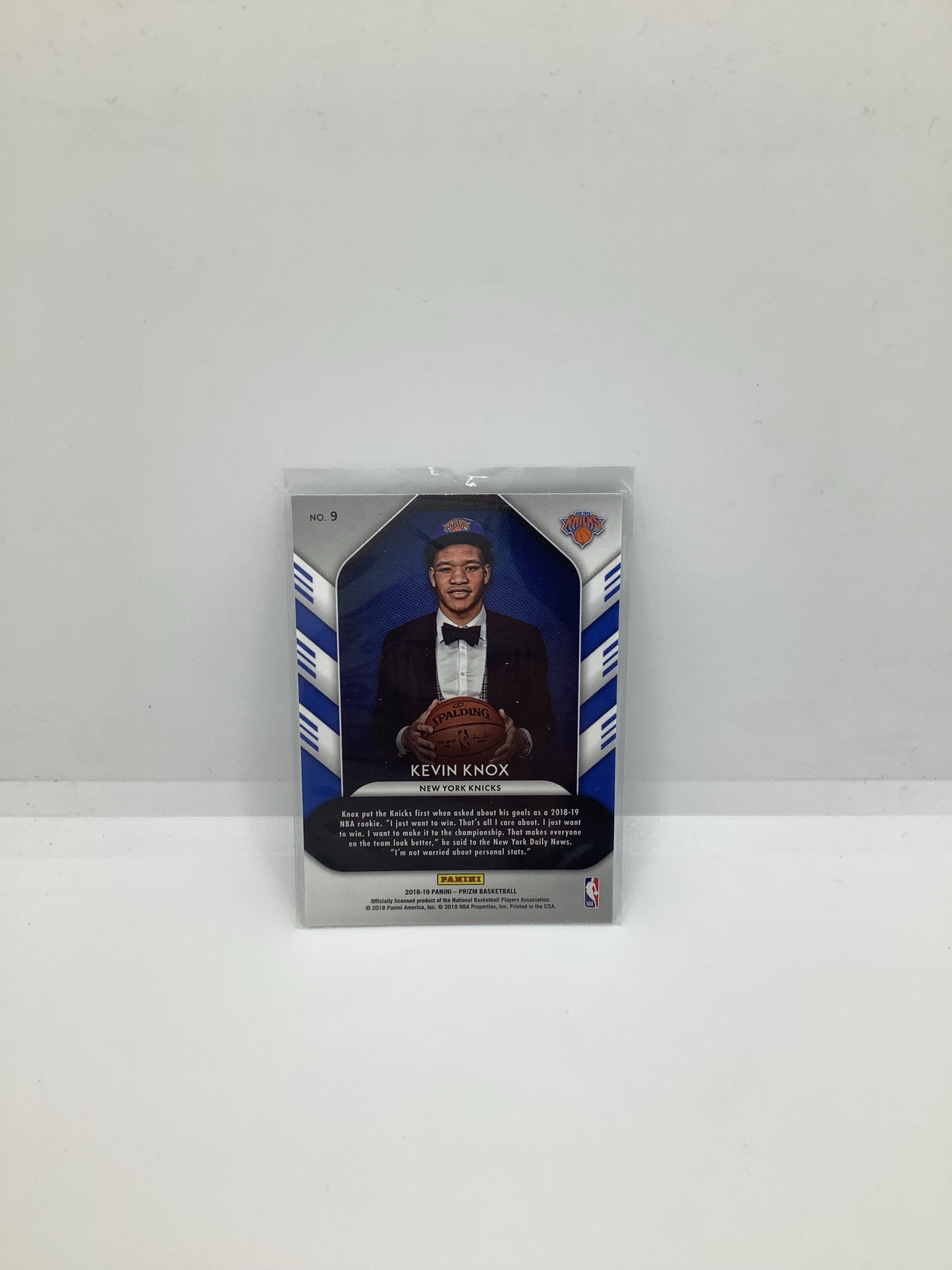 2018-19 Prizm Kevin Knox Blue