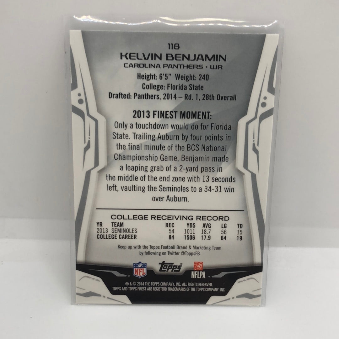 Kelvin Benjamin 2014 Finest Refractor Rc