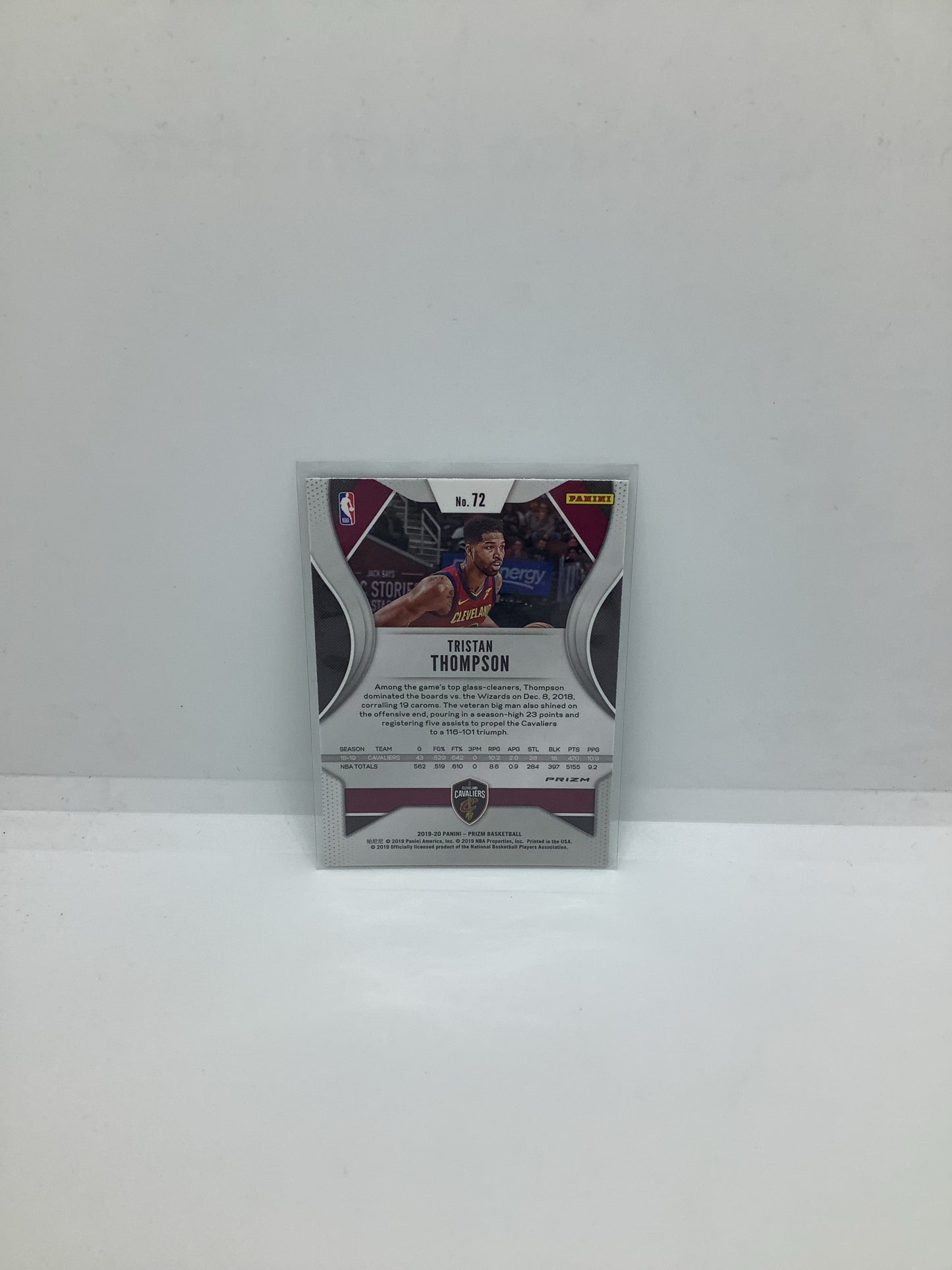 2019-20 Prizm Tristan Thompson Green Holo