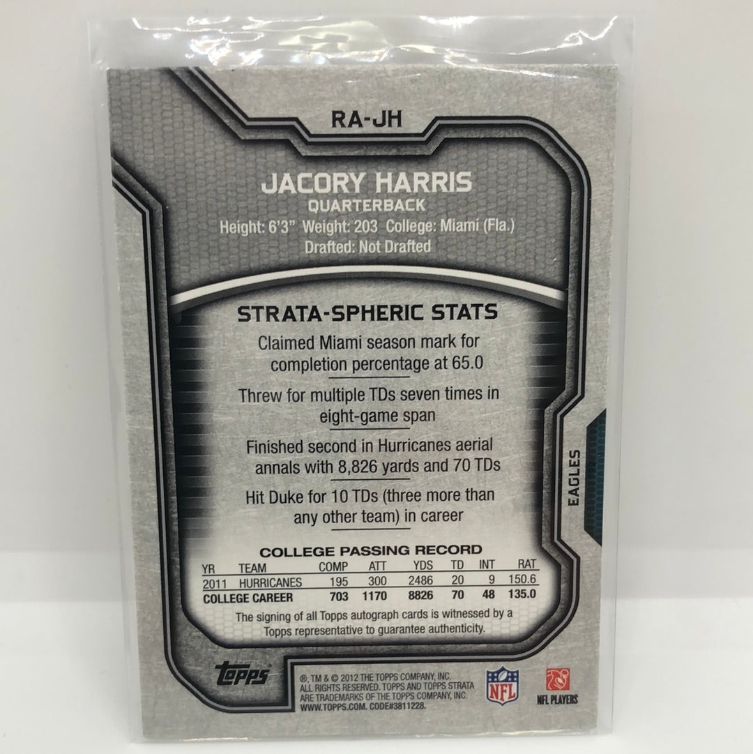 Jacory Harris 2012 Strata Rc Auto /75