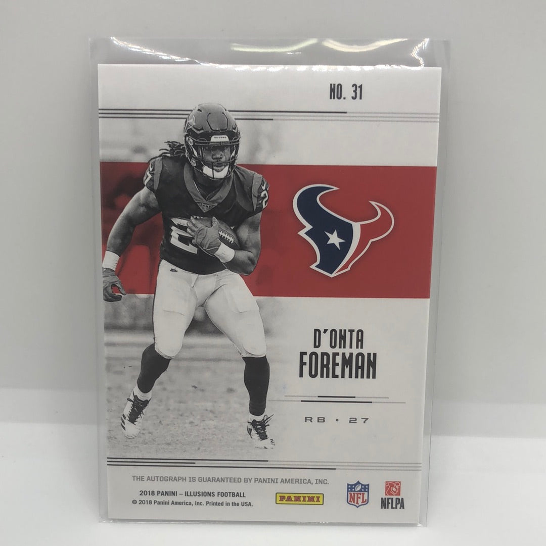 D’onta Foreman 2018 Illusions Rc Auto /25