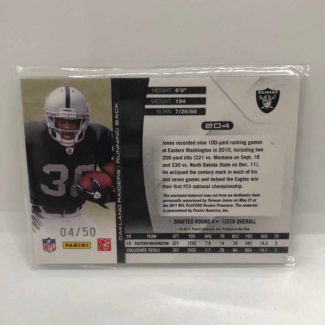 Taiwan Jones 2011 Absolute RPM Jsy /50