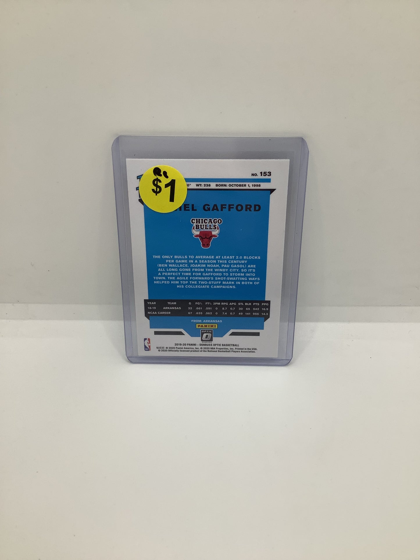 2019-20 Donruss Daniel Gafford RC