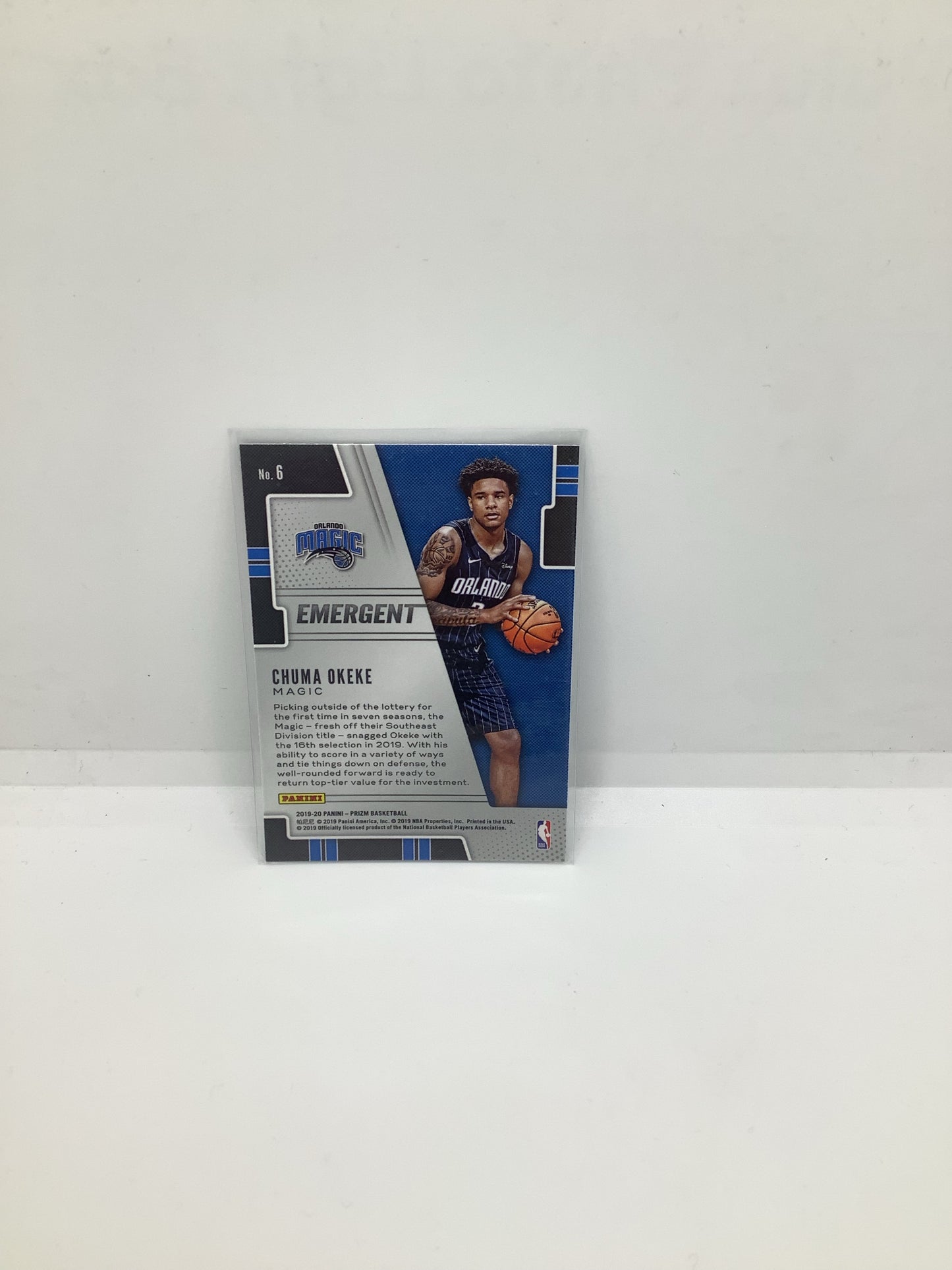 2019-20 Prizm Chuma Okeke Blue