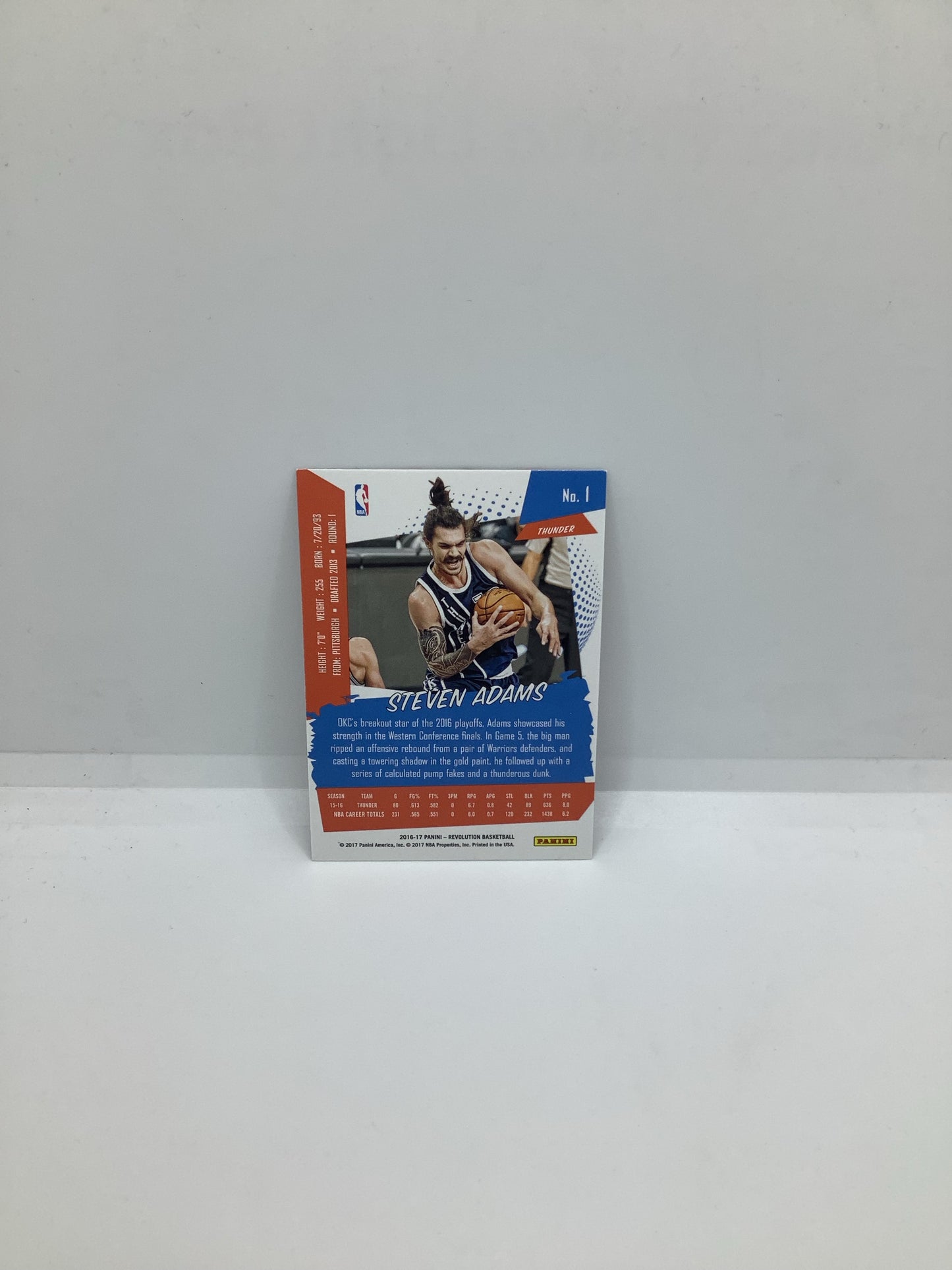 2016-17 Revolution Steven Adams Blue Orange/Green Holo