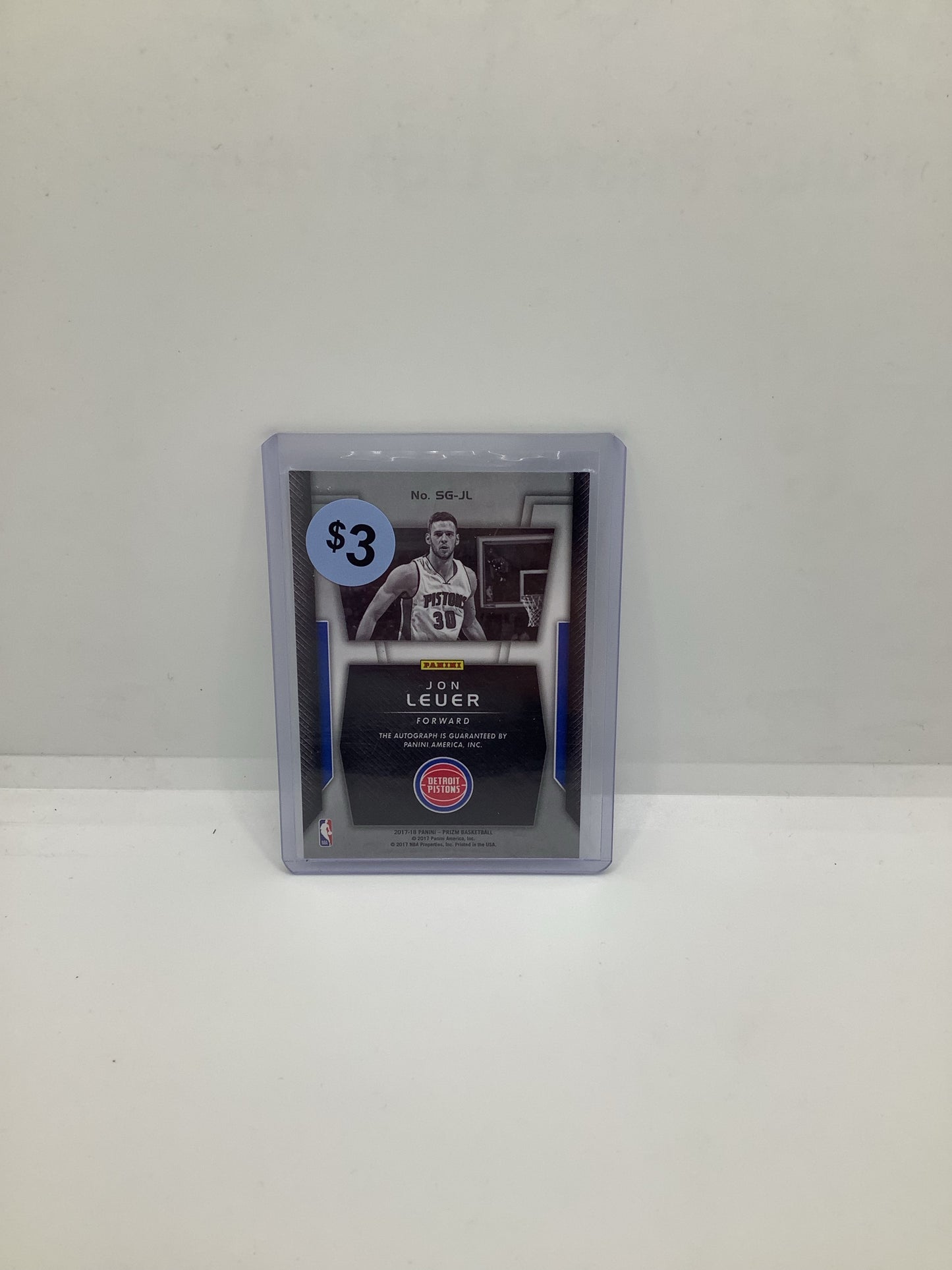 2017-18 Prizm Jon Leuer Silver Auto
