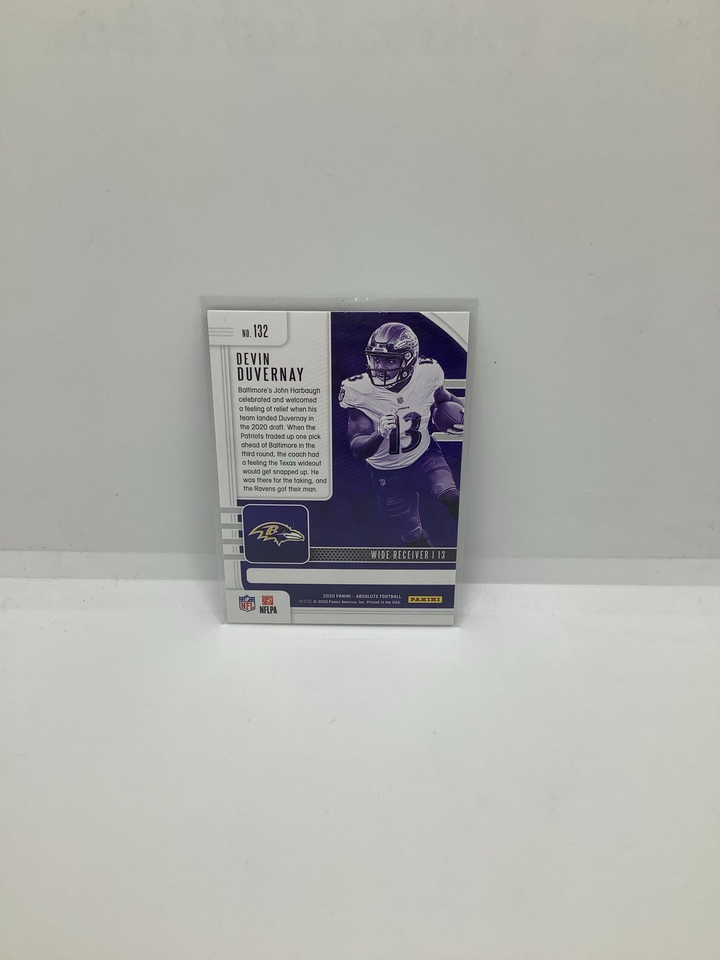 2020 Absolute Devin Duvernay RC Purple Silver