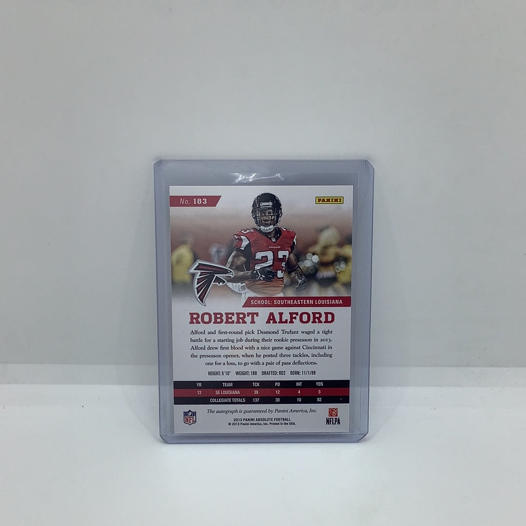 2013 Panini Absolute Auto Robert Alford