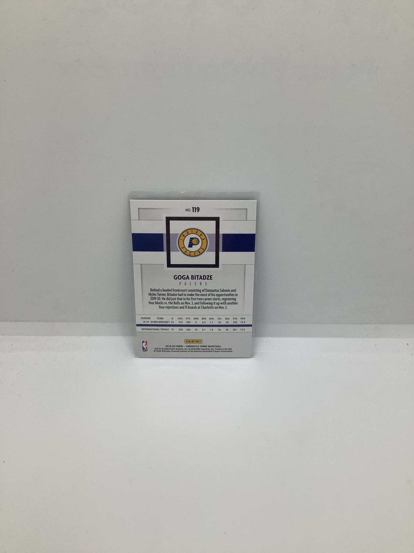 2019-20 Chronicles Panini Goga Bitadze RC