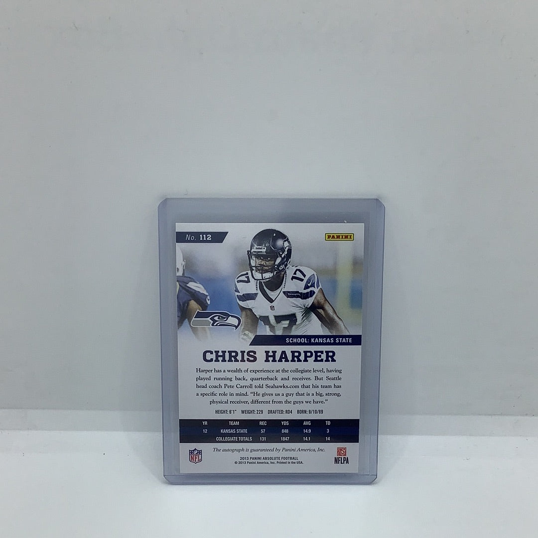 2013 Panini Absolute Auto Chris Harper