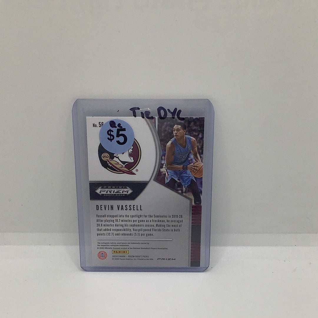 2020 Prizm Devin Vassell RC Tie Dye