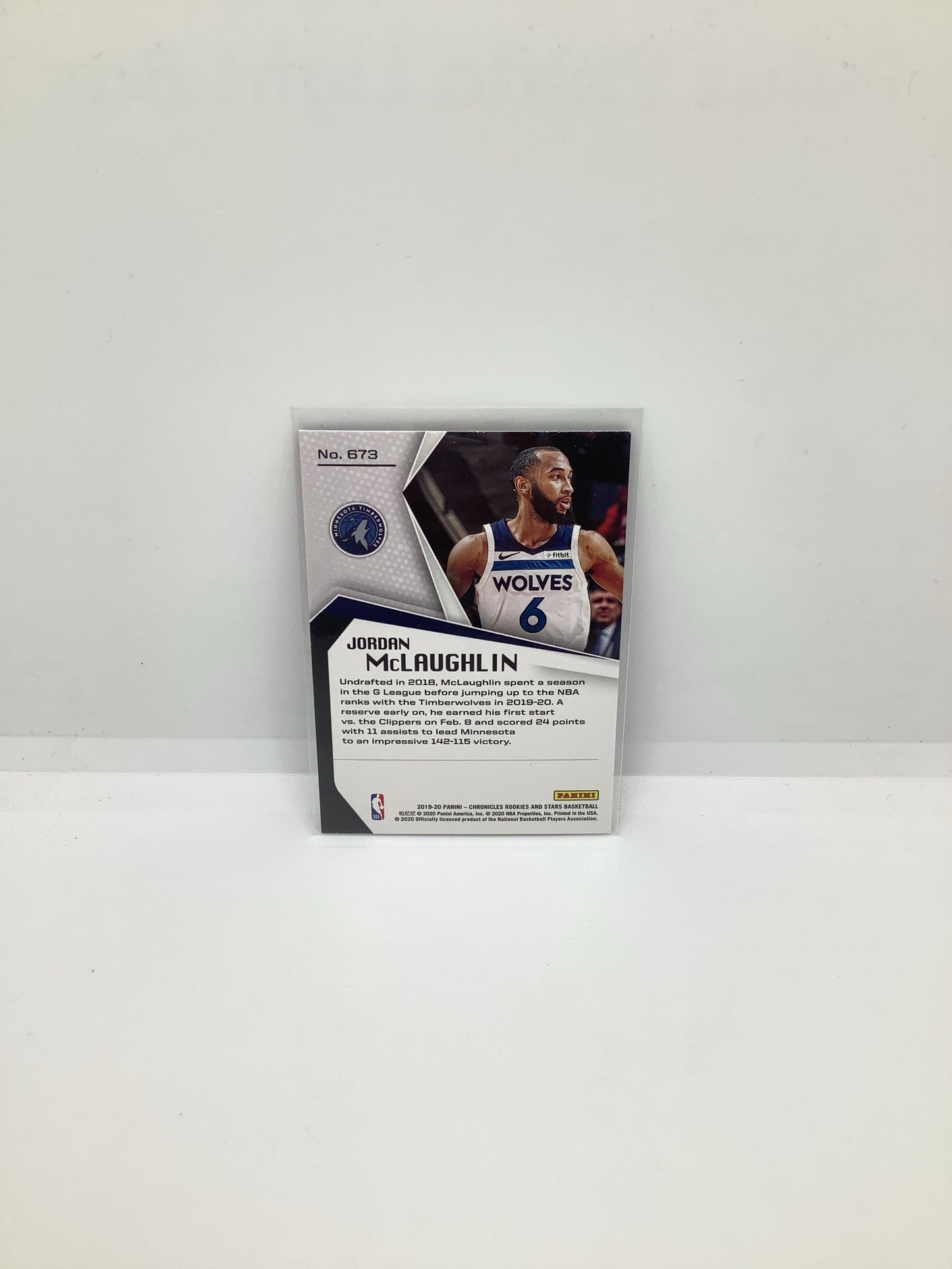 2019-20 Chronicles Rookies and Stars Jordan McLaughlin RC Blue