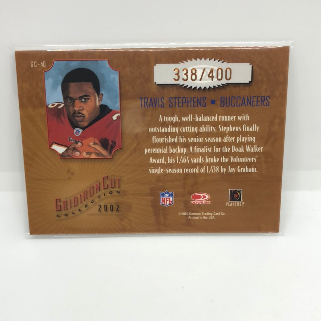 Travis Stephens 2002 Gridiron Kings Auto /400