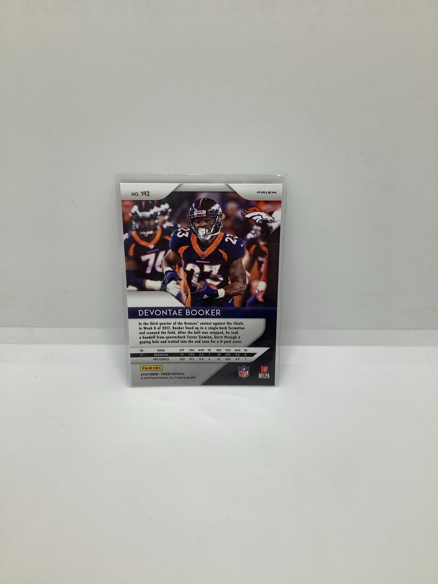 2018 Prizm Devontae Booker RWB Holo