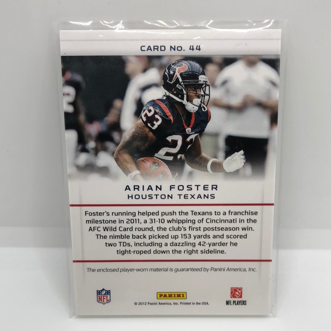 Arian Foster 2012 Prestige Gamers Jsy