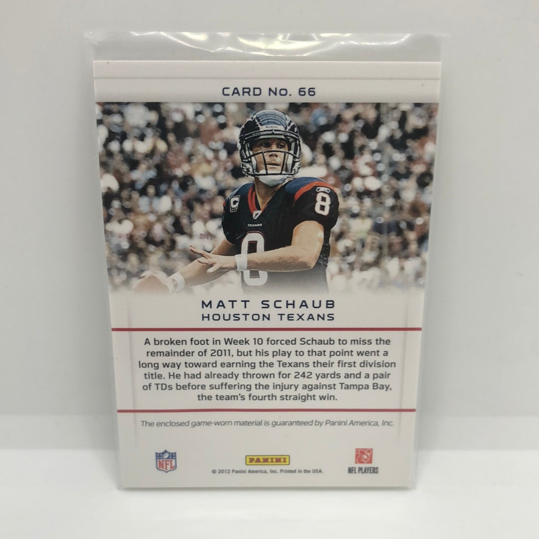 Matt Schaub 2012 Gamers Jsy