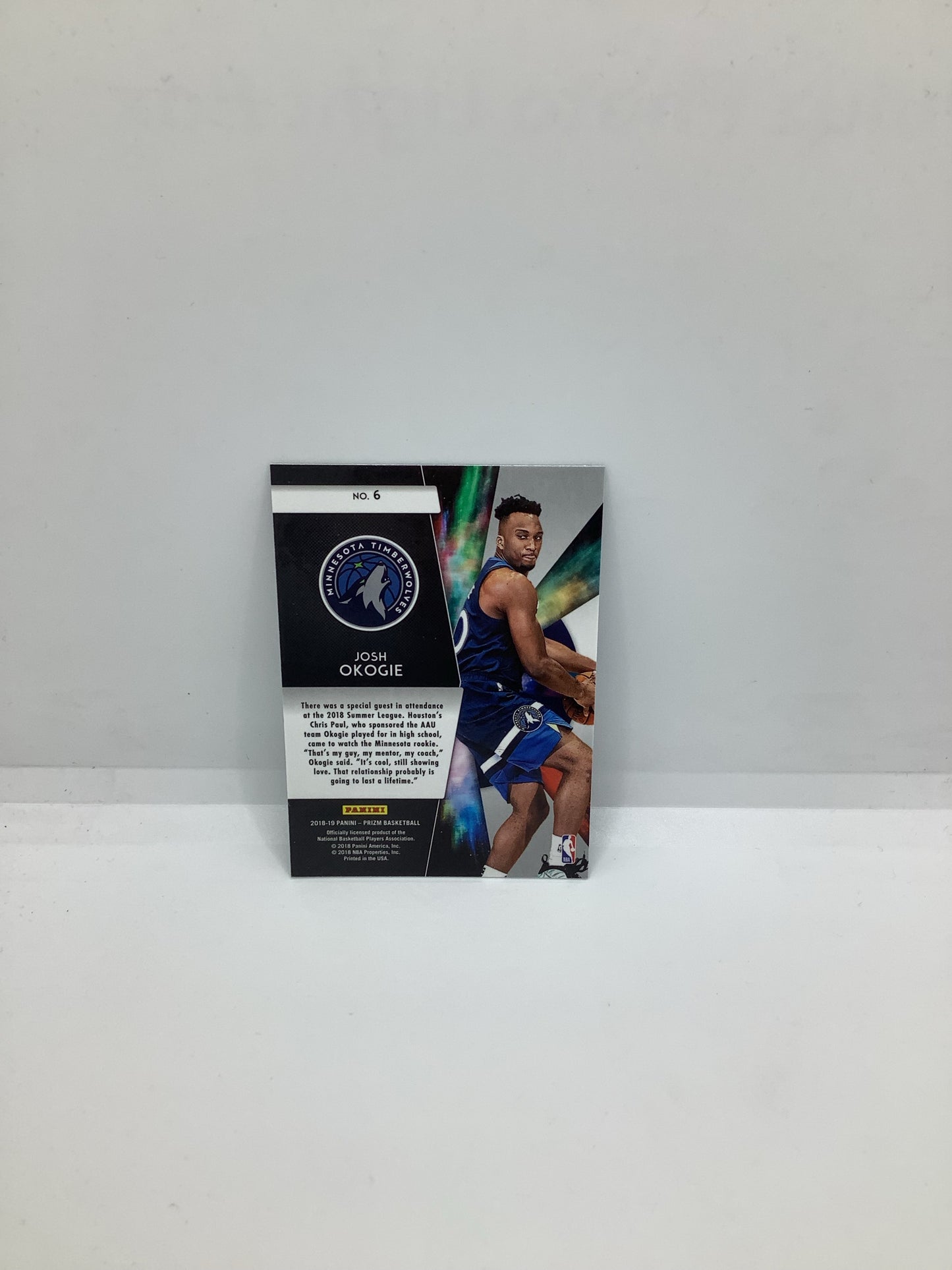 2018-19 Prizm Josh Okogie Blue