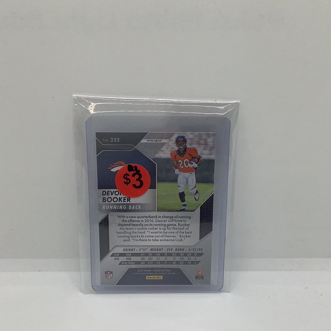 2016 Prizm Devontae Booker RC Silver